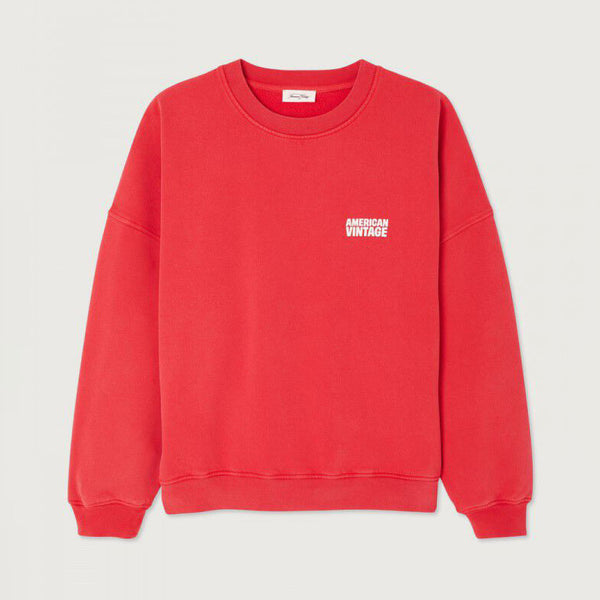 AMERICAN VINTAGE Plizzy Sweatshirt in Vintage Volcano