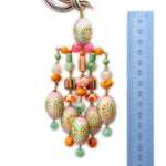 PHILIPPA KUNISCH P Large Chime Necklace - Pale pink/green/orange