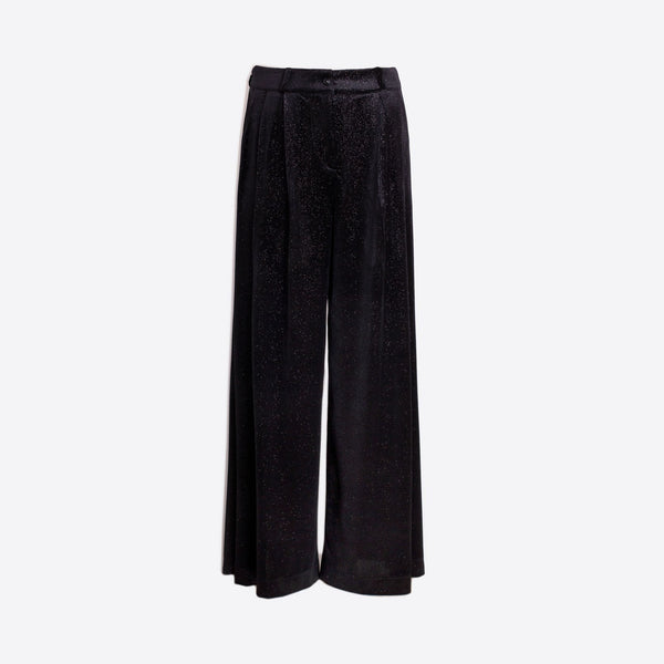 VILAGALLO Sparkle Trousers in Black
