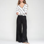 VILAGALLO Sparkle Trousers in Black