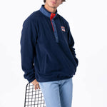 BILLYBELT Unisex Fleece Sweatshirt in Navy