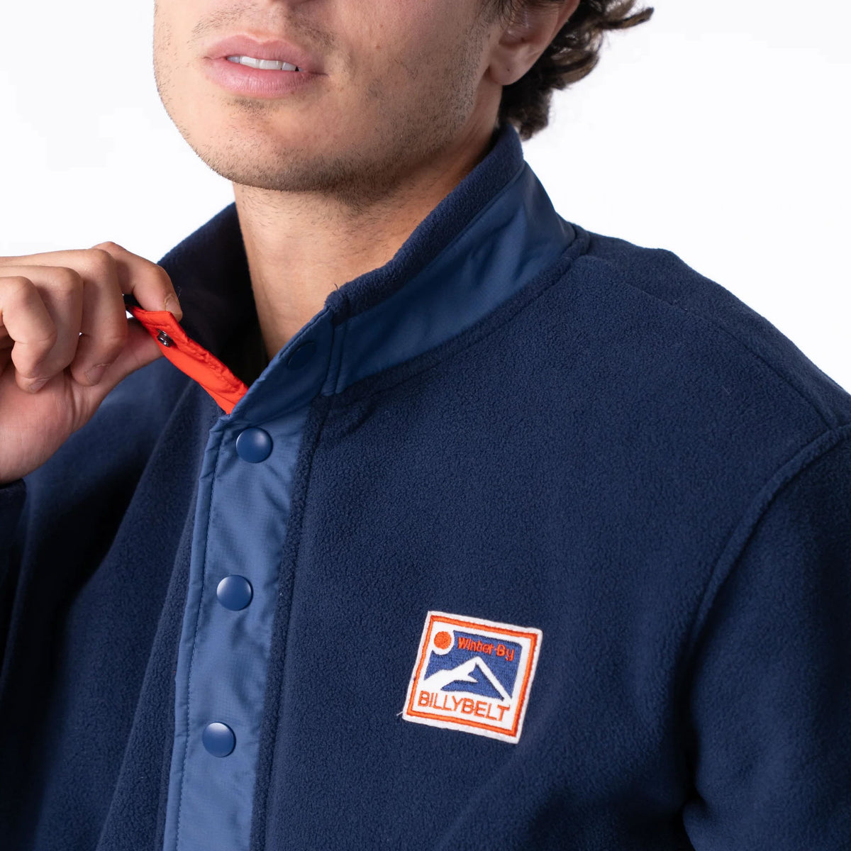 BILLYBELT Unisex Fleece Sweatshirt in Navy