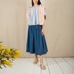 BONTE Polly Skirt in Mid Wash Denim