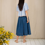 BONTE Polly Skirt in Mid Wash Denim