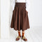 BONTE Polly Skirt in Midnight/Tan