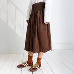 BONTE Polly Skirt in Midnight/Tan