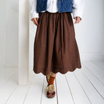 BONTE Polly Skirt in Midnight/Tan