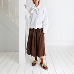BONTE Polly Skirt in Midnight/Tan