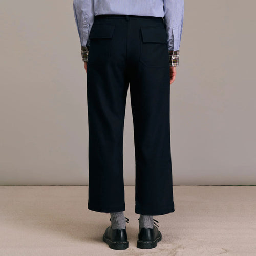 DIEGA Ponito Wool Trouser  in Marine