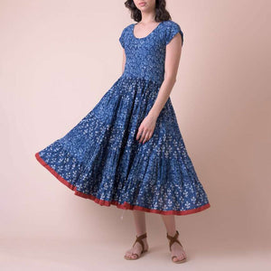 Pranella Dress in Trace Blue