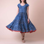 Pranella Dress in Trace Blue