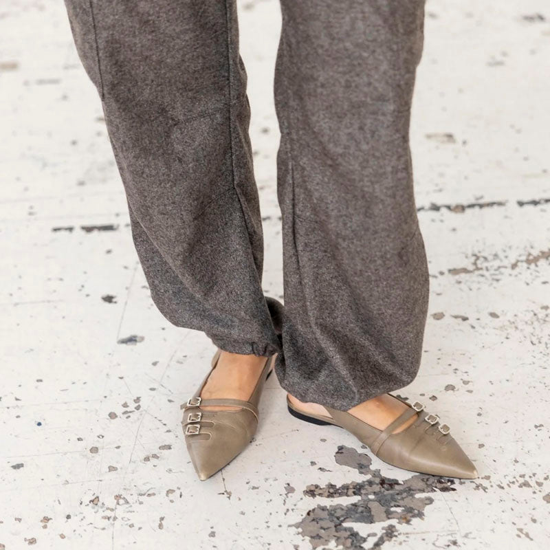 PROJECT AJ117 Blade Tweed Cargo Trousers in Soil