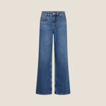 MOS MOSH MMDara Authentic Wide Leg Jeans in Blue