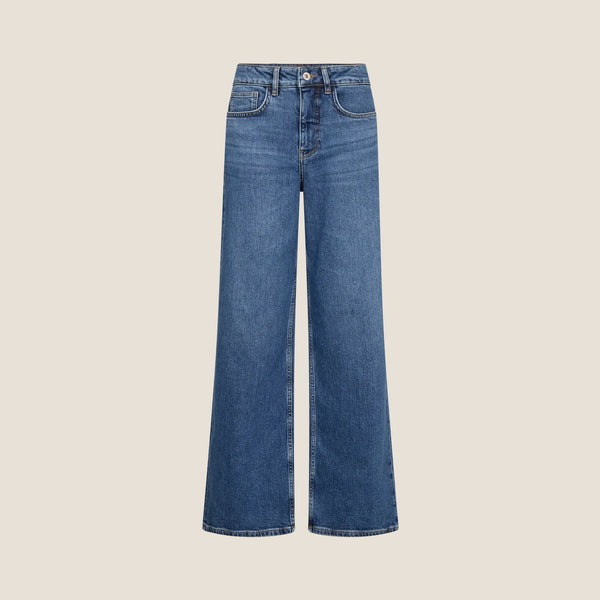 MOS MOSH MMDara Authentic Wide Leg Jeans in Blue