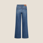 MOS MOSH MMDara Authentic Wide Leg Jeans in Blue