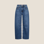 MOS MOSH MMTess Authentic Barrel Leg Jeans in Blue