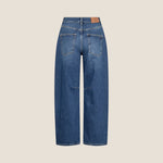 MOS MOSH MMTess Authentic Barrel Leg Jeans in Blue
