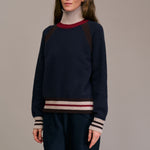 DIEGA Pulimo Extra Fine Merino Turtle Neck in Navy