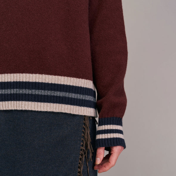 DIEGA Pulimo Extra Fine Merino Turtle Neck in Cognac