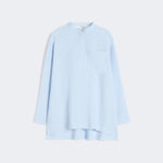S MAX MARA SMMCantico Linen Shirt in Light Blue