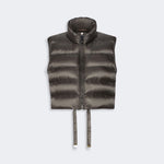 S MAX MARA MTCFavilla Water-Repellent Padded Cropped Gilet in Khaki