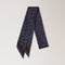 MULBERRY Mulberry Tree Skinny Scarf in Night Sky