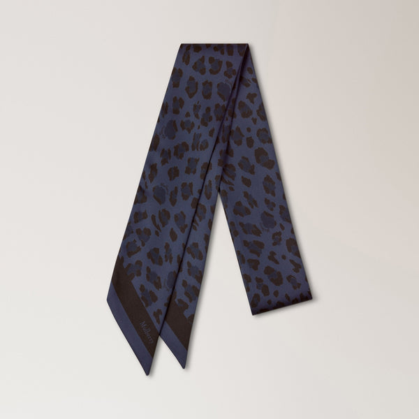 MULBERRY Mulberry Tree Skinny Scarf in Night Sky
