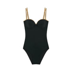 PAIN DE SUCRE Timo Sweetheart Swimsuit in Black