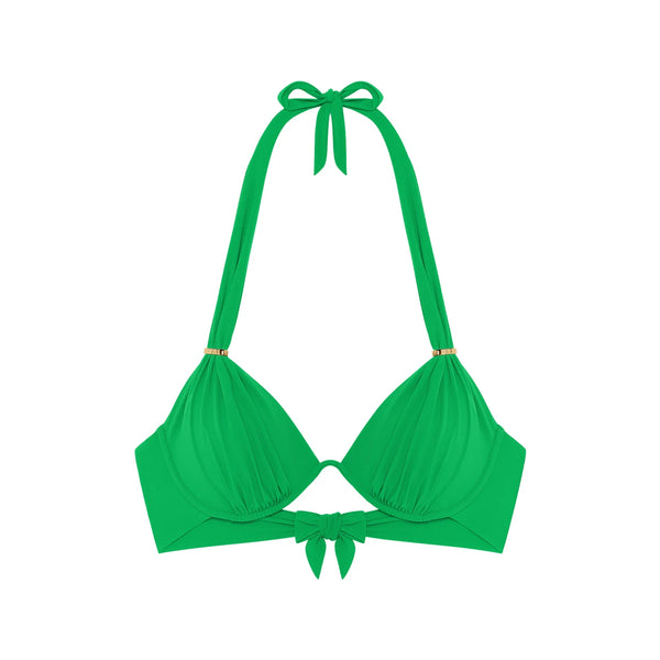 PAIN DE SUCRE Fabia Bikini Top in Apple Green
