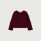 AMERICAN VINTAGE Vitow Alpaca Mix Jumper in Garnet Melange