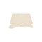 ANNE-MI Meadow Merino Wool Triangle Scarf in White Sand