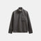ANERKJENDT Aktoni Half Zip Boiled Wool Jumper in Magnet
