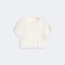 WEEKEND MAX MARA WKDForte Cropped Cotton Blouse in Ecru
