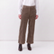 DIEGA Pantero Jumbo Cord Crop Trousers in Camel