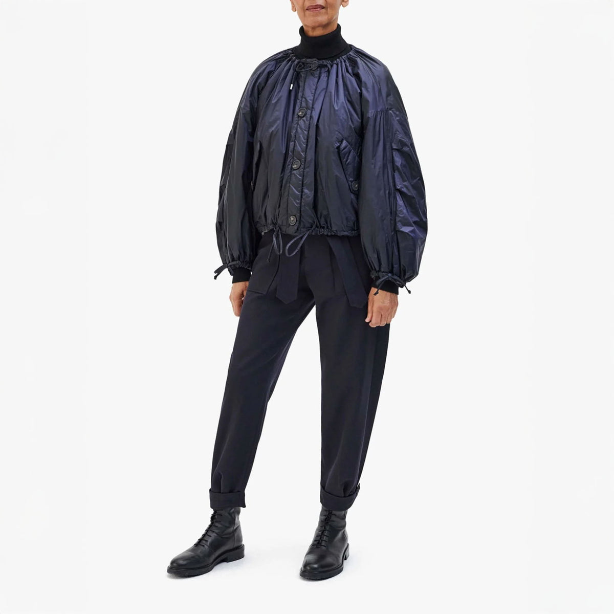 MARFA STANCE Parachute Bomber in Midnight/Olive