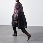 MARFA STANCE Parachute Quilted Parka in Granite/Amethyst/Black