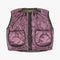 MARFA STANCE Parachute Vest in Dark Olive/Granite/Amethyst
