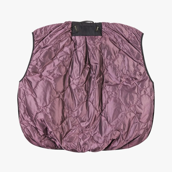 MARFA STANCE Parachute Vest in Dark Olive/Granite/Amethyst