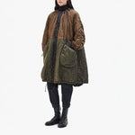 MARFA STANCE Paracute Parka in Bronze/Olive/Black