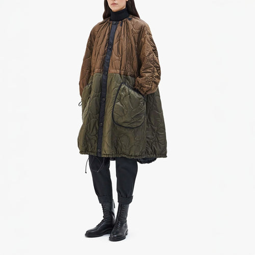 MARFA STANCE Paracute Parka in Bronze/Olive/Black