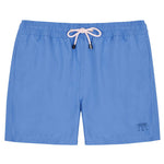 PINK HOUSE MUSTIQUE Plain Swim Shorts in Regatta Blue