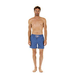 PINK HOUSE MUSTIQUE Plain Swim Shorts in Regatta Blue
