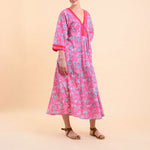 HANDPRINT DREAM APPAREL Pluto Dress in Sanctuary Pink