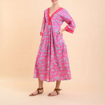 HANDPRINT DREAM APPAREL Pluto Dress in Sanctuary Pink