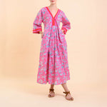 HANDPRINT DREAM APPAREL Pluto Dress in Sanctuary Pink