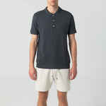 Polo Shirt in Blue Graphite