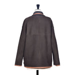 Porlock Reversible Sheepskin Jacket in Ebony/Brown