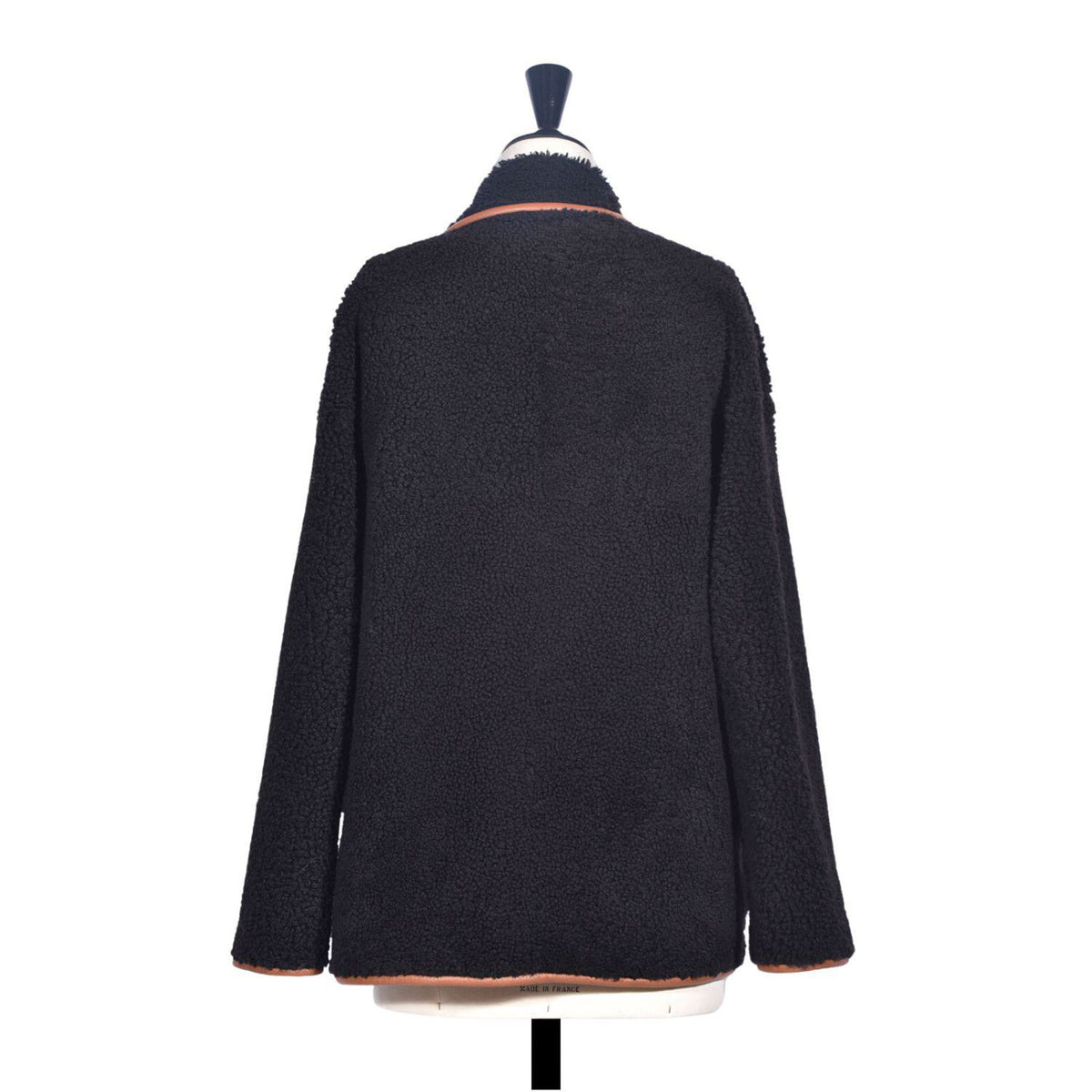 OWEN BARRY Porlock Reversible Sheepskin Jacket in Ebony/Brown