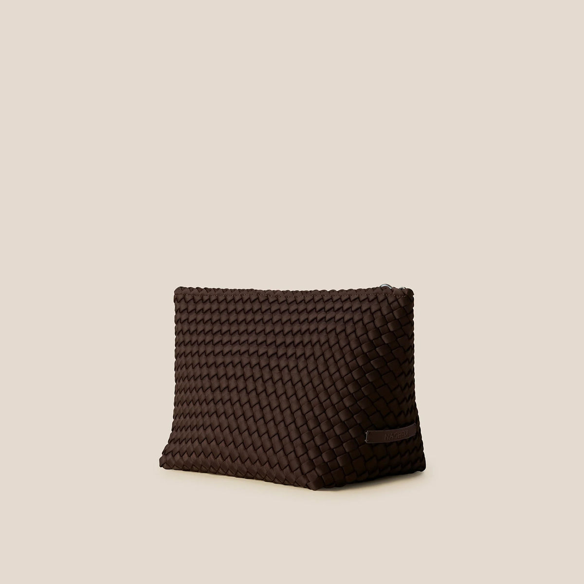 NAGHEDI Portofino Large Cosmetic Case in Chocolate