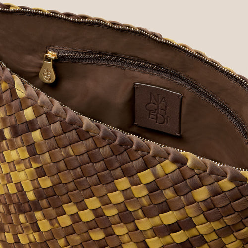 NAGHEDI Portofino Large Cosmetic Case in Tortoise/Shell
